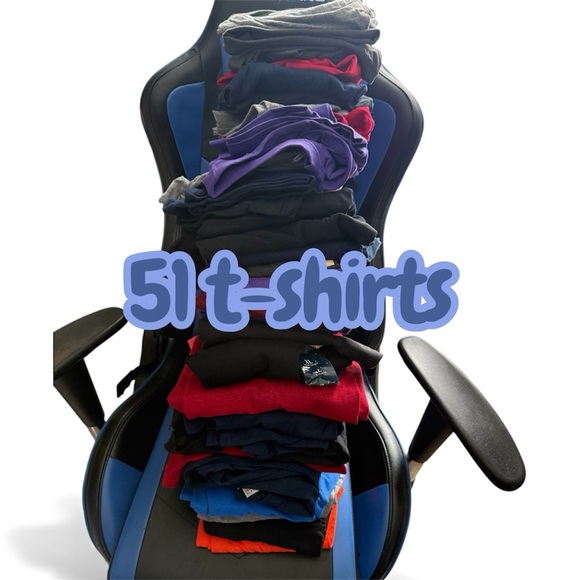 Tshirt lot 51 shirts total range of sizes brands and colors unisex